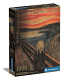 Puzzle Compact Museum Collection: L'Urlo Di Munch - 1000 Peças - Clementoni