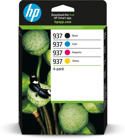 Pack de Tinteiros HP 937 Preto / Cores (6C400NE)