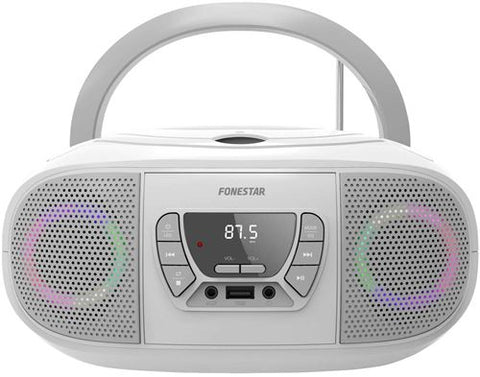 Rádio Fonestar Boom-Go CD Bluetooth USB Branco