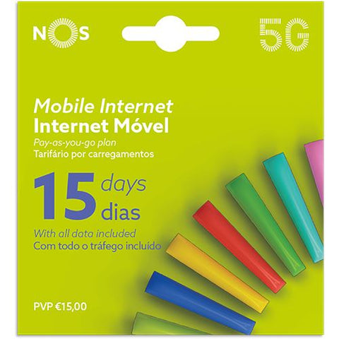 Cartão Internet Móvel NOS Kanguru Livre XL 5G - 15 Dias