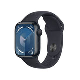 Apple Watch Series 9 GPS 41mm - Alumínio Meia-noite | Bracelete Desportiva Meia-noite - M/L