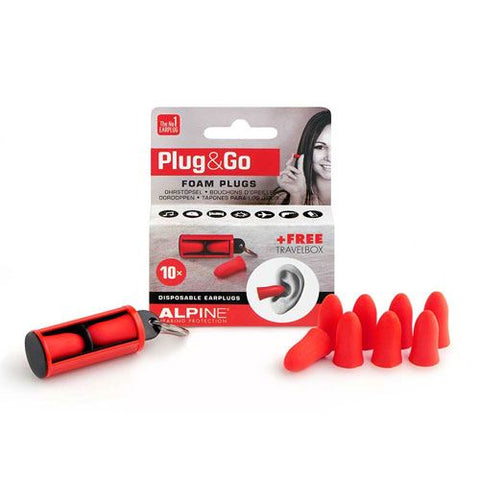 Alpine Protecçao Auditiva Plug&Go 5 Pares