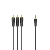 Cabo Hama 00205154 3xRCA Macho / jack 3.5mm Macho 1,5 m