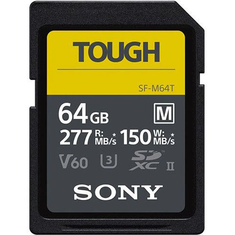 Cartão de Memória SDXC Sony Tough SF-M64T UHS-II - 64GB