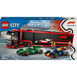 LEGO City 60445 -  Camião com Carros de Fórmula 1® RB20 e AMR24