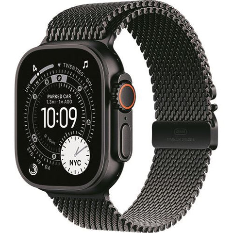 Apple Watch Ultra 3 Cellular - 49mm - Titânio preto | Loop - Preto - S