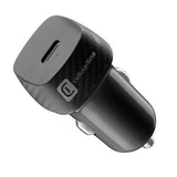 Carregador de Isqueiro Cellular Line USB-C - 20W - Preto