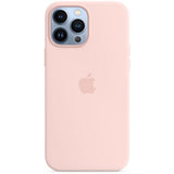 Capa em Silicone Apple com MagSafe para iPhone 13 Pro Max - Giz Rosa