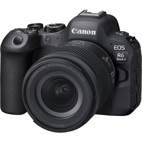 Máquina Fotográfica Mirrorless Canon EOS R6 Mark II Full-Frame + RF 24-105mm F4-7.1 IS STM