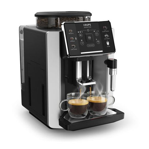 Máquina de Café Automática com Moinho Integrado Krups Sensation EA910E10 - Cinza