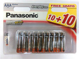 Pilhas Alcalinas Panasonic MultiPack 20 AAA Everyday Power 1.5V