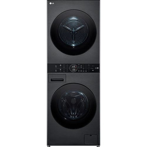 Máquina de Lavar e Secar Roupa LG WT1210BBF | 12/10Kg | 1400 RPM - Preto