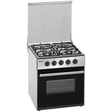 Fogão a Gás Butano-Propano Meireles N500X | 58x53,5x56,5 cm | 4 Bocas | A | Aço inoxidável