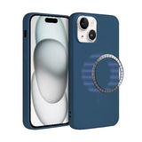 Capa Icoveri com MagSafe para Apple iPhone 15 Plus- Azul