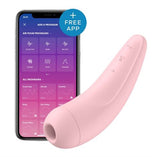 Vibrador Estimulador Satisfyer Curvy 2+ App Bluetooth Rosa