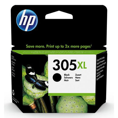 Tinteiro HP Original 305 XL - 3YM62AE - Preto de Alto Rendimento - Elegível para o HP Instant Ink