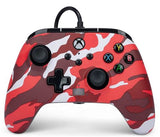 Comando Xbox PowerA com fios Enhanced - Red Camo