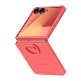 Capa Silicone com Anel Samsung para Z Flip7 - Vermelho