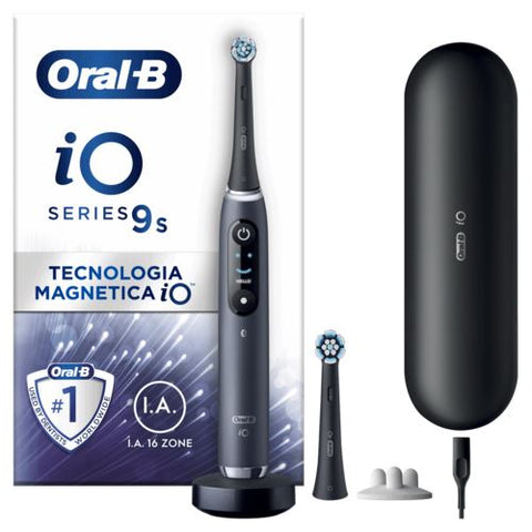 Escova de Dentes Elétrica Oral-B iO 9S + Estojo de Viagem - Preto