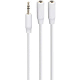 Cabo Áudio Splitter Jack 3.5mm Accsup - 0.2m - Branco