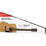 Pack Guitarra Acústica Fender FA-115 V2 - Cor Natural Brilhante