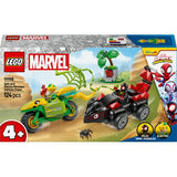 LEGO Spidey 11198 - Spin e Electro – Perseguição em Veículos Dinossauros