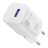 Carregador Cellularline SuperVOOC 1x USB-A 33W Branco