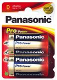 Pilhas Alcalinas Panasonic Pack 2 LR20 Pro Power 1.5V