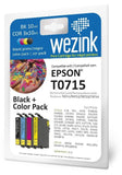 Tinteiro Wezink WZ Compatível com Epson T0715 Pack 4 cores