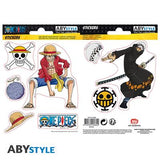 Autocolantes One Piece - Luffy & Law x5