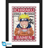 Impressão Emoldurada - Framed Print Naruto: Ichiraku Ramen - 30x40cm