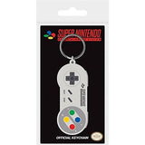 Porta-Chaves de Borracha Nintendo SNES Controller