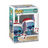 Funko Pop! Figura de Vinyl Disney Lilo & Stitch: Stitch with Candy Cane - 1502