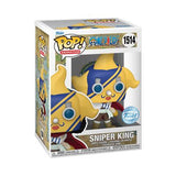 Funko Pop! Animation Figura de Vinyl One Piece: Sniper King - 1514 | Hipótese de Chase