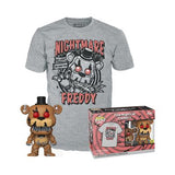 Funko Pop! Tees Figura de Vinyl Five Nights at Freddy’s - Glows - T-Shirt Tamanho L