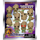 Acessório 3D Bag Clip Marvel Tha Guardians OfTthe Galaxy: Groot - Monogram | Multiocio - Envio Aleatório