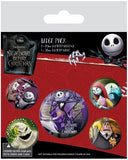 Pin Disney Nightmare Before Xmas - Pack de 5 - Pyramid International