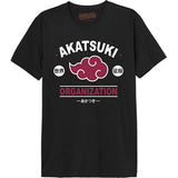 T-Shirt Naruto Akatsuki Organization - Preto - Tamanho M - Cotton Division