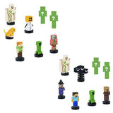 Figura Deluxe Minecraft - Pack 8 Figuras - Creative Toys - Envio Aleatório