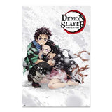 Póster Demon Slayer Kimetsu no Yaiba: Tanjiro Nezuko - Grupo Erik