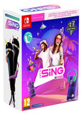 Let's Sing 2025 + 2 Microfones - Nintendo Switch