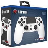Comando sem Fios Raptor - Branco - PS4