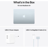MacBook Air 15'' | 2025 | M4 10-core | 24GB | 512GB SSD | GPU 10-core - Azul-Céu