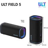 Coluna Portátil Bluetooth Sony Field 5 SRS-ULT50B - Preto