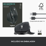 Rato Bluetooth Logitech MX Master 3S - Graphite