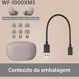 Auriculares True Wireless Bluetooth Sony WF-1000XM5 - Rosa Fumé