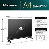 Smart TV Hisense 40 FHD 40A4N - 101 cm