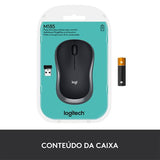 Logitech Rato Wireless M185 (Cinzento)