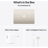 MacBook Air 15'' | 2025 | M4 10-core | 16GB | 256GB SSD | GPU 10-core - Luz das Estrelas