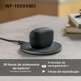 Auriculares True Wireless Bluetooth Sony WF-1000XM5 - Prateado